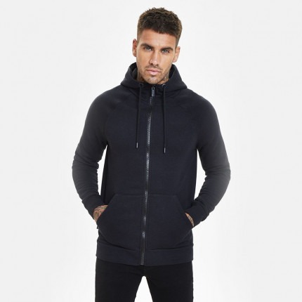 CORE FULL ZIP HOODIE - BLACK