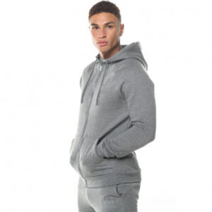CORE FULL ZIP HOODIE – CHARCOAL MARL