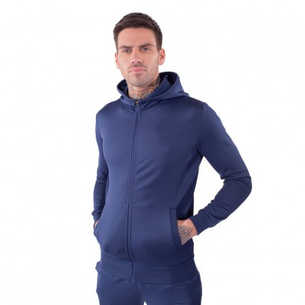CORE FULL ZIP POLY TRACK TOP WITH HOOD - - Image 2