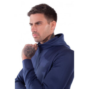 CORE FULL ZIP POLY TRACK TOP WITH HOOD –