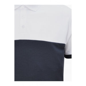 BLOCK POLO SHIRT – ANTHRACITE/WHITE