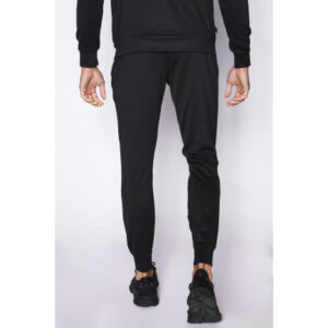 COLOUR POP TRIMS POLY TRACK PANTS – BLACK/NEON GREEN