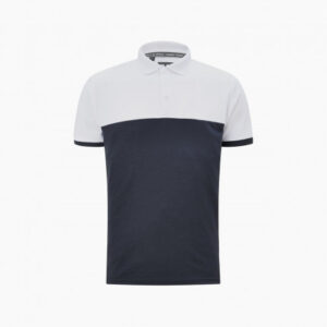 BLOCK POLO SHIRT – ANTHRACITE/WHITE