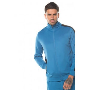 ASYMMETRIC POLY TRACK TOP – DEEP WATER BLUE