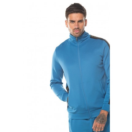 ASYMMETRIC POLY TRACK TOP - DEEP WATER BLUE - Image 4