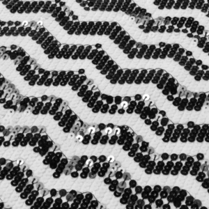 Twiggy Party Ware half Sleeve Top For Ladies-White & Black Dots