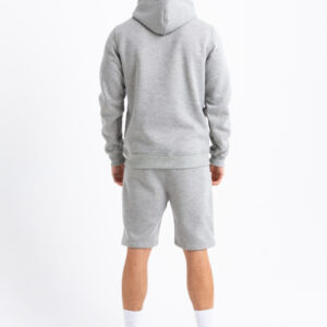 Zip Short Tracksuit in Light Grey