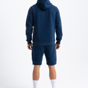 Gold Zip Short Tracksuit In Navy