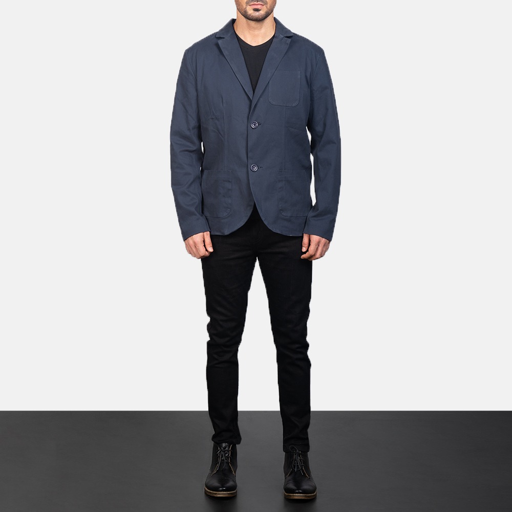 Borges Navy Blue Blazer - Image 2