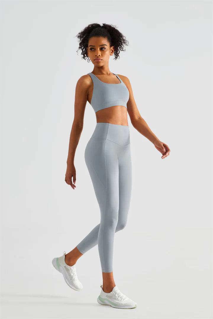 High-Waist Ascend Running Leggings With Pockets