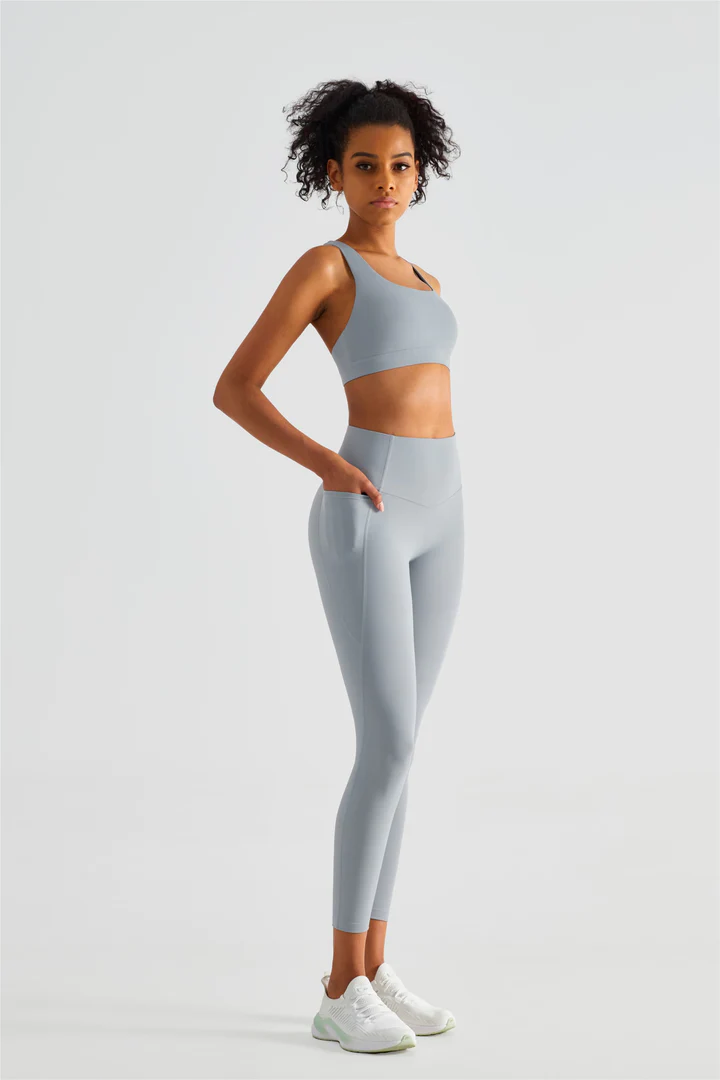 High-Waist Ascend Running Leggings With Pockets - Image 3