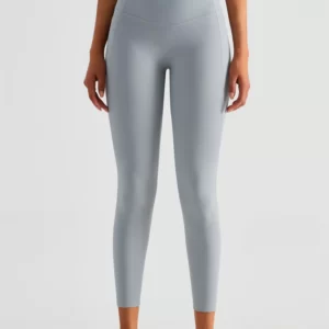 High-Waist Ascend Running Leggings With Pockets