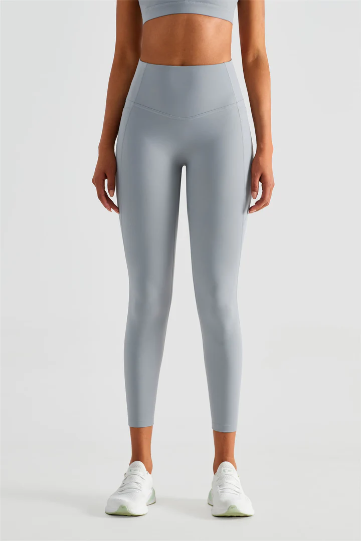 High-Waist Ascend Running Leggings With Pockets - Image 5