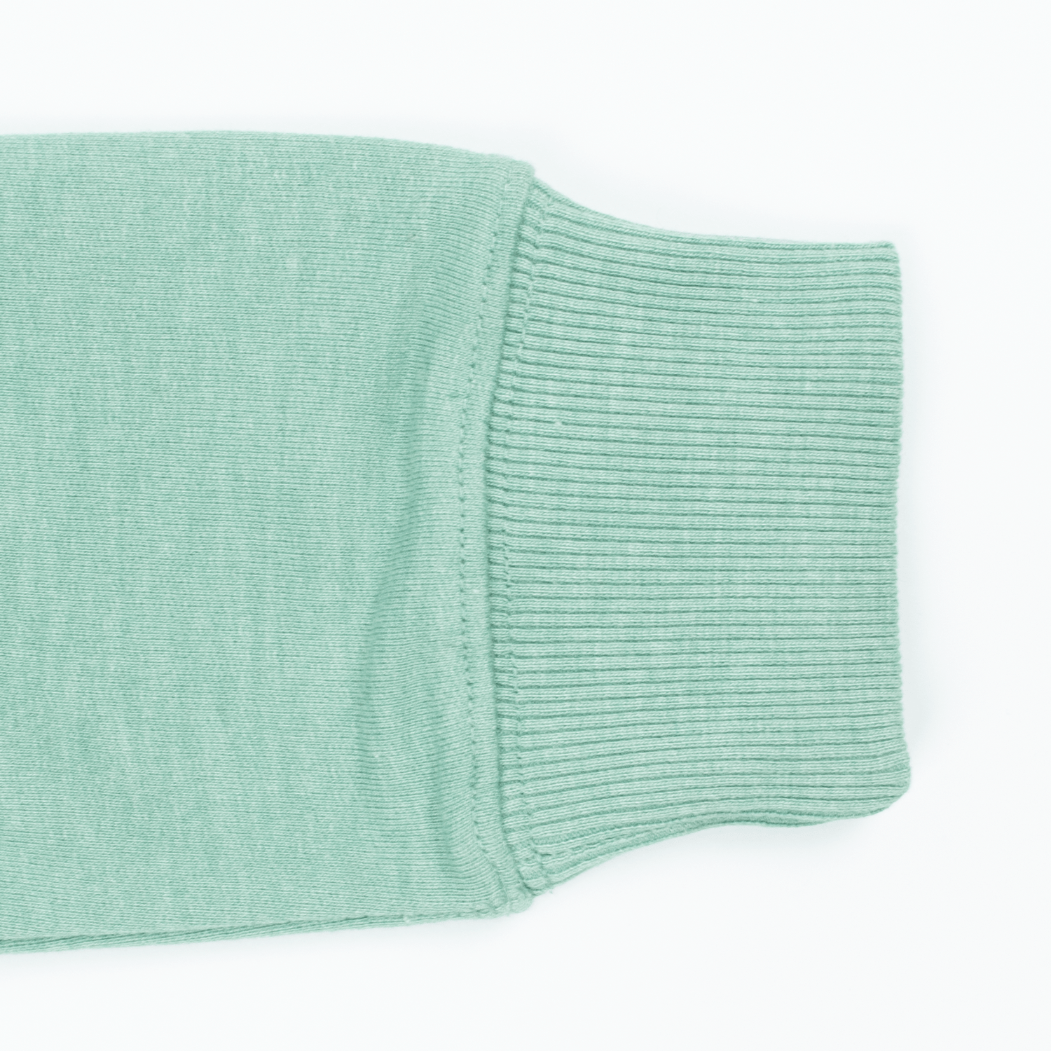 WOMEN'S FLEECE AQUA GREEN HOODIE - Image 2